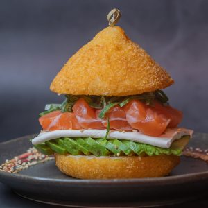 Sushi burger - Salmón