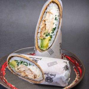 Handroll pollo teriyaki