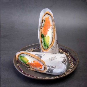 Handroll salmón