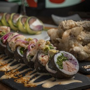 Roll Acevichado- Salmon Acevichado