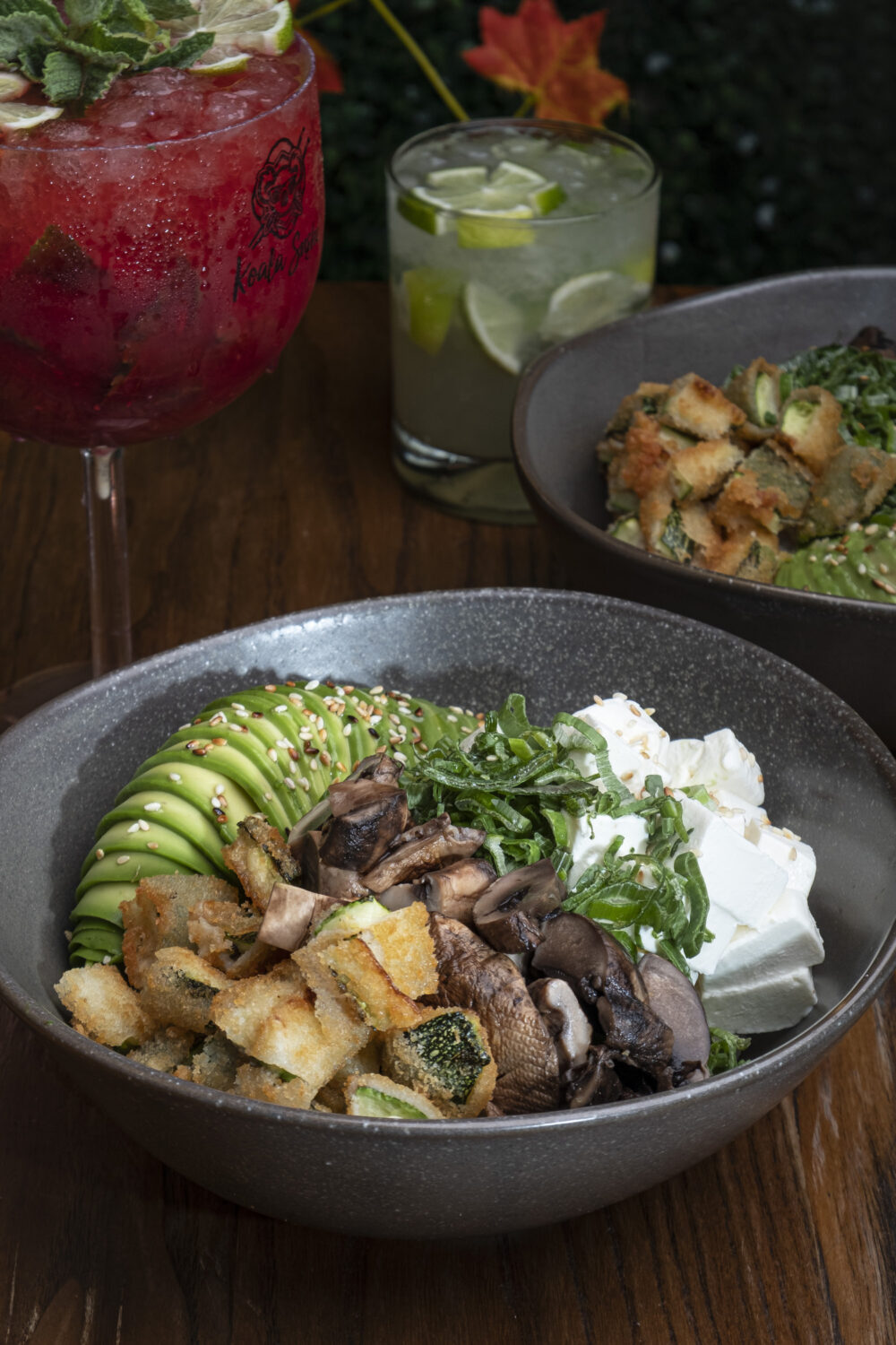 Gohan Champiñon salteado & Zucchini crispy (Opción Veggie & Vegan)