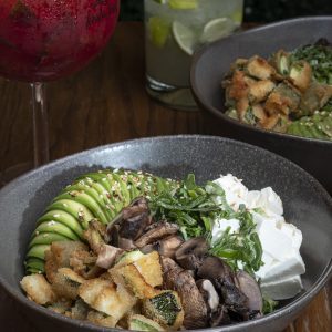 Gohan Champiñon salteado & Zucchini crispy (Opción Veggie & Vegan)